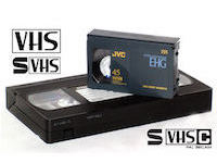 Service de numérisation casettes VHS et VHS-c
